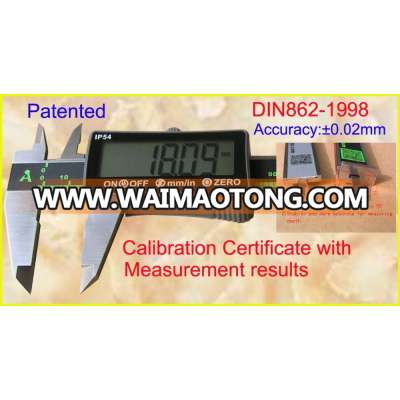 IP54 Coolant proof digital caliper "Penta"(five-way) measurement 0-150mm