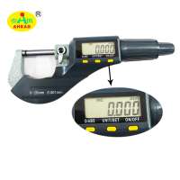 Digital outside micrometer 0-25mm range with 0.001mm resolution