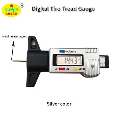 Digital Tire Tread Depth Gauge Meter Measurer For Car Motorcycle Truck MM Inches